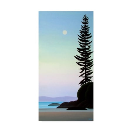 Ron Parker 'Summer Moon' Canvas Art,24x47